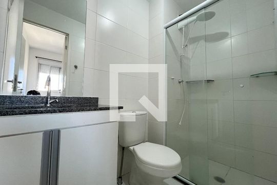 Banheiro da Suíte de apartamento à venda com 2 quartos, 34m² em Vila Paulista, São Paulo