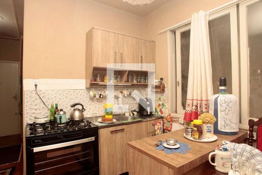 Cozinha de apartamento à venda com 3 quartos, 173m² em Centro Histórico, Porto Alegre