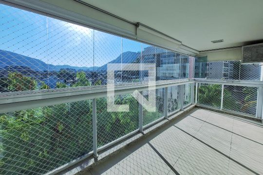Varanda da Sala de apartamento para alugar com 3 quartos, 110m² em São Francisco, Niterói
