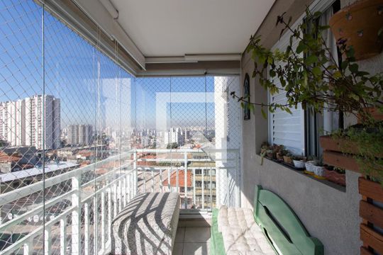 Sacada de apartamento à venda com 3 quartos, 72m² em Vila Isolina Mazzei, São Paulo