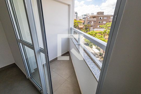 Varanda da Sala de apartamento à venda com 3 quartos, 97m² em Liberdade, Belo Horizonte