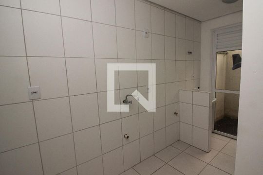 Cozinha de kitnet/studio para alugar com 1 quarto, 26m² em Menino Deus, Porto Alegre