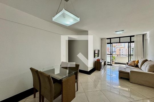 Sala de apartamento à venda com 3 quartos, 106m² em Nova Suíça, Belo Horizonte