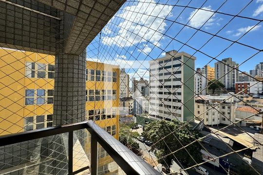 Varanda  de apartamento à venda com 3 quartos, 106m² em Nova Suíça, Belo Horizonte