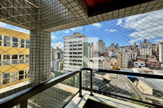 Varanda  de apartamento à venda com 3 quartos, 106m² em Nova Suíça, Belo Horizonte