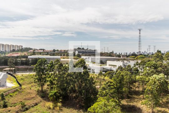 Vista da Sala de apartamento para alugar com 3 quartos, 145m² em Tamboré, Santana de Parnaíba