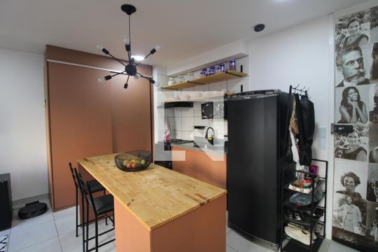 Cozinha de apartamento à venda com 1 quarto, 34m² em Jurubatuba, São Paulo