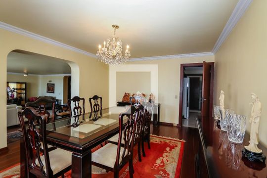 Sala de Jantar de apartamento à venda com 5 quartos, 380m² em Real Parque, São Paulo