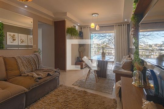 sala de apartamento à venda com 3 quartos, 75m² em Vila Caraguatá, São Paulo