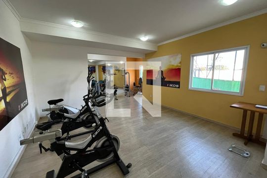 Área comum - Academia de apartamento para alugar com 2 quartos, 60m² em Vila Príncipe de Gales, Santo André