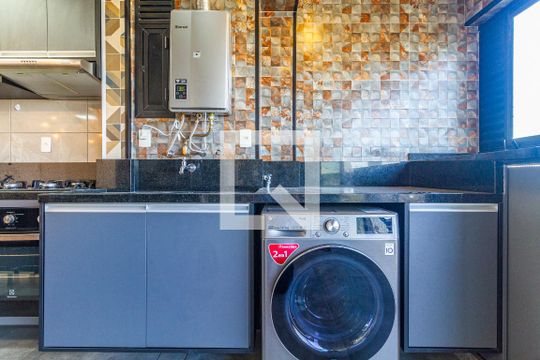 Área de Serviço de apartamento à venda com 2 quartos, 57m² em Pinheiros, São Paulo