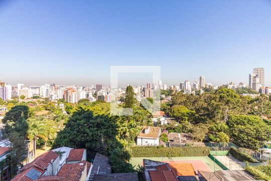 Vista de apartamento à venda com 2 quartos, 57m² em Pinheiros, São Paulo