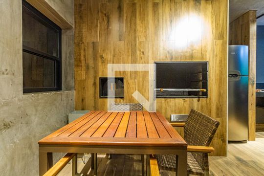 Área comum - Churrasqueira de apartamento à venda com 2 quartos, 57m² em Pinheiros, São Paulo