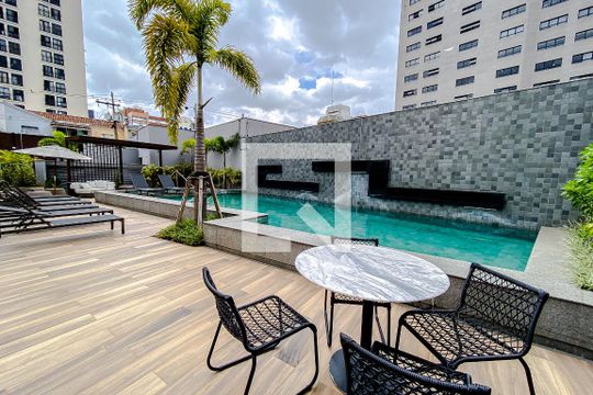 Área comum - Piscina de kitnet/studio à venda com 1 quarto, 25m² em Vila Mariana, São Paulo