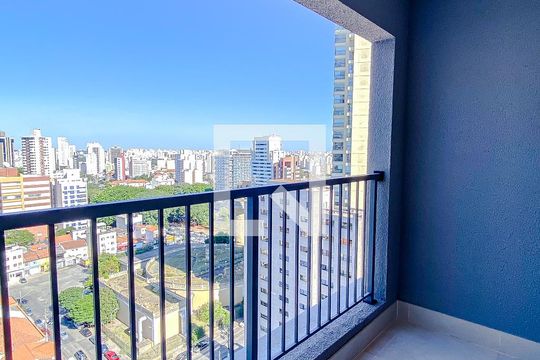 Varanda da Sala/Quarto de kitnet/studio à venda com 1 quarto, 25m² em Vila Mariana, São Paulo