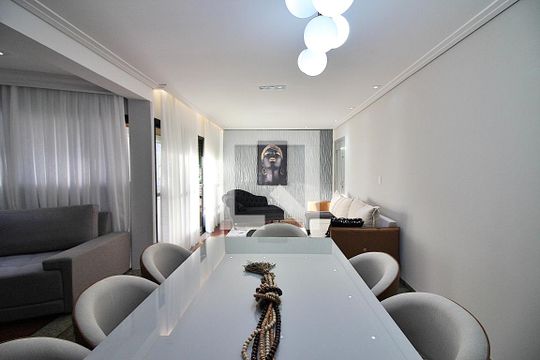 Sala de apartamento à venda com 3 quartos, 138m² em Santa Terezinha, São Bernardo do Campo