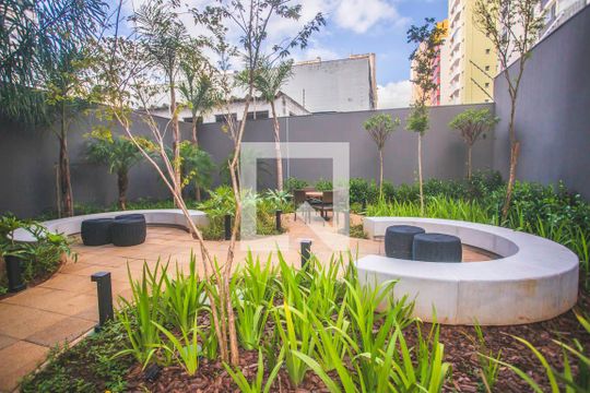 Área Comum de kitnet/studio para alugar com 1 quarto, 27m² em Mirandópolis, São Paulo