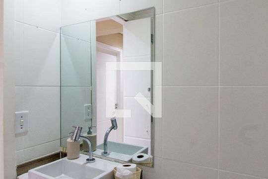 Banheiro da Sala de apartamento à venda com 3 quartos, 82m² em Gopouva, Guarulhos
