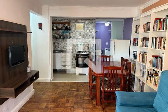 Sala de apartamento para alugar com 1 quarto, 48m² em Barra Funda, São Paulo