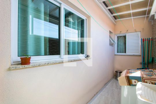 Área de serviço de apartamento à venda com 2 quartos, 73m² em Vila Progresso, Santo André