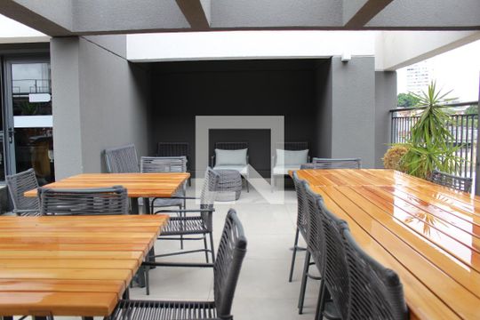 Área comum de apartamento à venda com 1 quarto, 26m² em Jardim Independência, São Paulo
