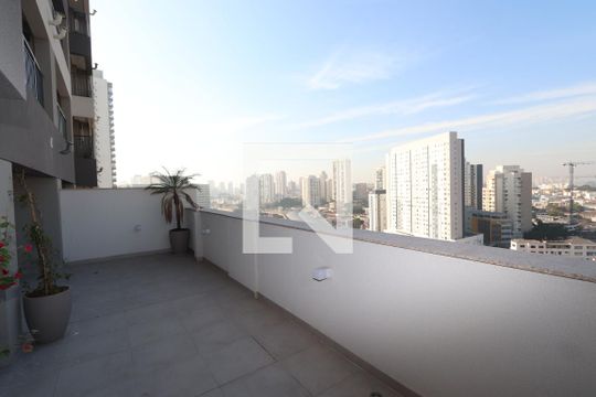 Vista do Rooftop de apartamento à venda com 1 quarto, 31m² em Vila Prudente, São Paulo