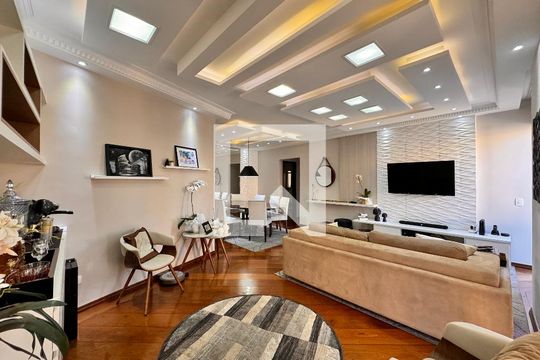 Sala de apartamento à venda com 3 quartos, 149m² em Parque das Nações, Santo André