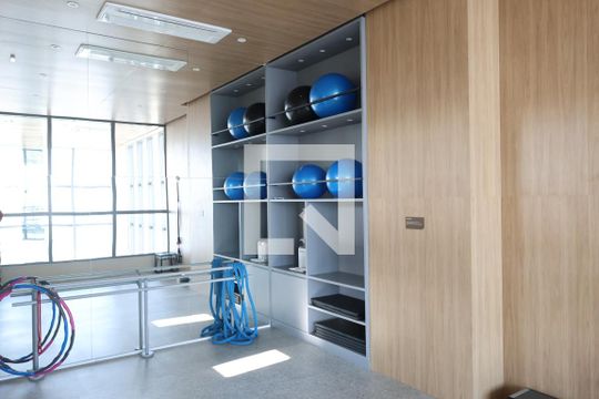 Área comum - Academia de apartamento à venda com 1 quarto, 74m² em Indianópolis, São Paulo