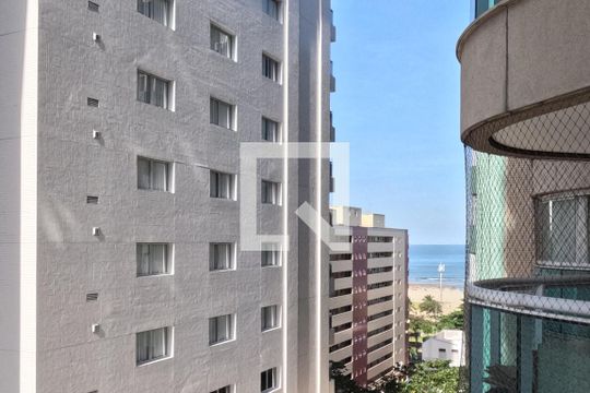 Vista da Varanda Gourmet de apartamento para alugar com 1 quarto, 42m² em Gonzaga, Santos