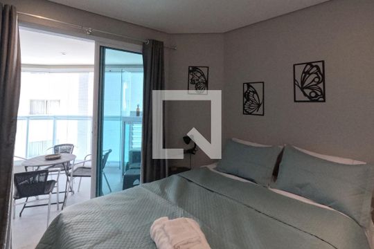 Quarto 1 de apartamento para alugar com 1 quarto, 42m² em Gonzaga, Santos