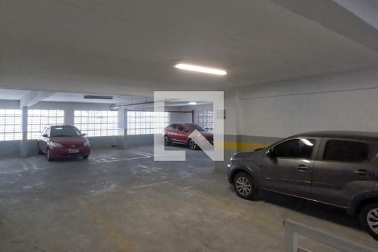 Área Comum - Garagem de apartamento para alugar com 1 quarto, 42m² em Gonzaga, Santos