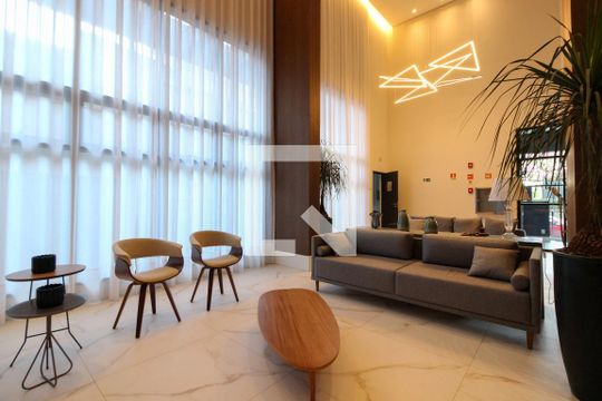 Área comum - Hall Social de kitnet/studio para alugar com 1 quarto, 29m² em Pinheiros, São Paulo
