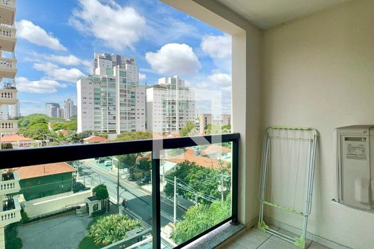 Varanda de apartamento à venda com 1 quarto, 43m² em Pinheiros, São Paulo