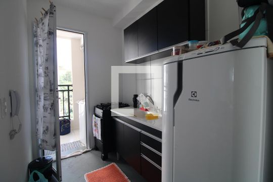 Cozinha de apartamento à venda com 2 quartos, 42m² em Usina Piratininga, São Paulo