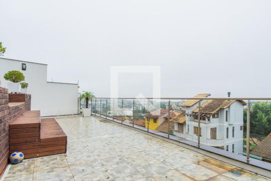 Varanda de casa de condomínio à venda com 3 quartos, 287m² em Nonoai, Porto Alegre