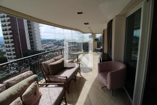 Sala - Varanda de apartamento à venda com 4 quartos, 321m² em Água Fria, São Paulo