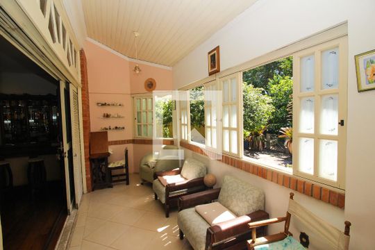 Varanda da Sala de casa para alugar com 4 quartos, 220m² em Cristal, Porto Alegre