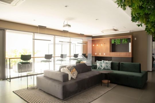 Área comum - Coworking de apartamento à venda com 1 quarto, 21m² em Vila Clementino, São Paulo