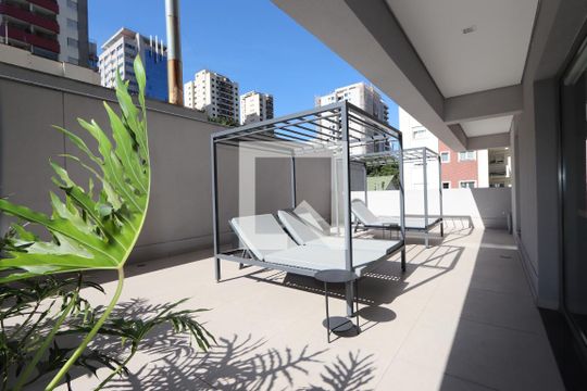Área comum - Relax de kitnet/studio para alugar com 1 quarto, 21m² em Vila Clementino, São Paulo