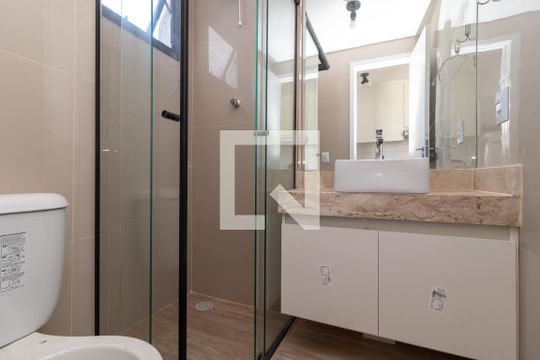Banheiro de apartamento à venda com 1 quarto, 25m² em Jardim São Paulo(zona Norte), São Paulo