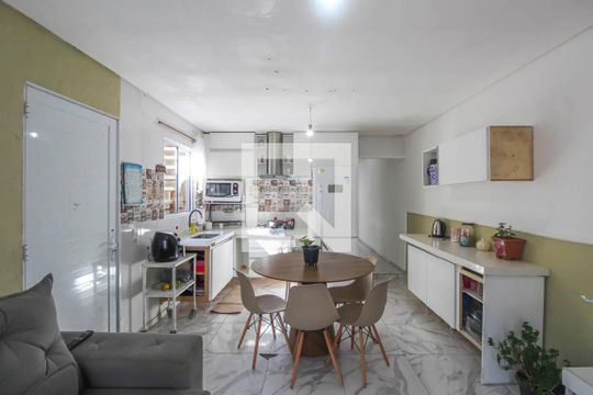 Sala/Cozinha de casa de condomínio à venda com 2 quartos, 75m² em Jardim Santa Adélia, São Paulo