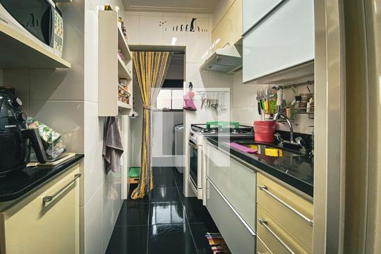 Cozinha de apartamento para alugar com 2 quartos, 58m² em Jardim Bonfiglioli, São Paulo