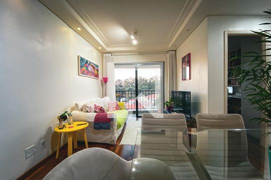 Sala de apartamento para alugar com 2 quartos, 58m² em Jardim Bonfiglioli, São Paulo
