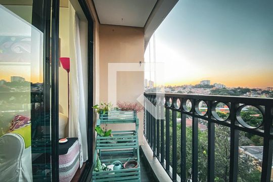 Varanda de apartamento para alugar com 2 quartos, 58m² em Jardim Bonfiglioli, São Paulo