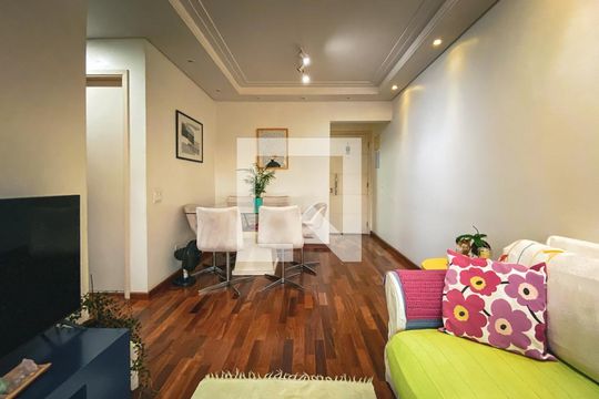 Sala de apartamento para alugar com 2 quartos, 58m² em Jardim Bonfiglioli, São Paulo