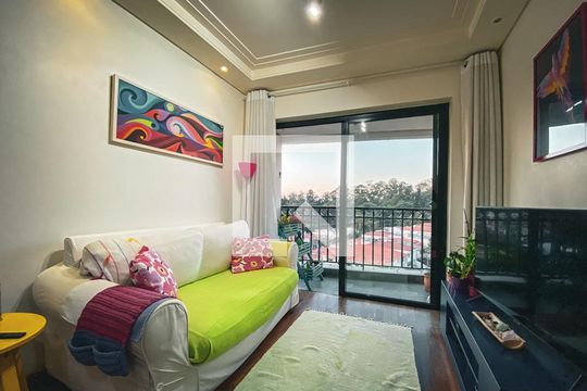 Sala de apartamento para alugar com 2 quartos, 58m² em Jardim Bonfiglioli, São Paulo