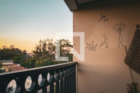 Varanda de apartamento para alugar com 2 quartos, 58m² em Jardim Bonfiglioli, São Paulo