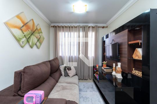 Sala de Estar de apartamento à venda com 2 quartos, 70m² em Vila Amélia, São Paulo