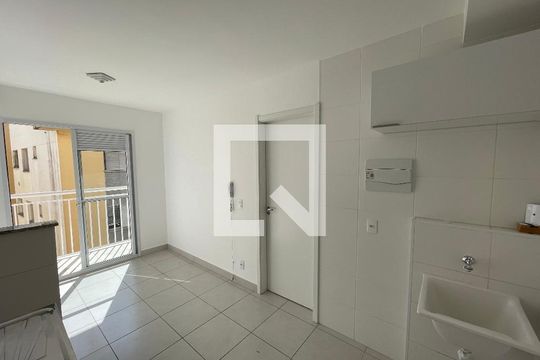 Cozinha de apartamento à venda com 1 quarto, 28m² em Ferreira, São Paulo