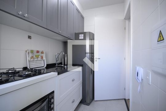 Cozinha de kitnet/studio à venda com 1 quarto, 28m² em Vila Dom Pedro I, São Paulo